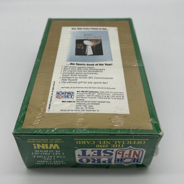 1990 NFL Pro Set Factory Sealed Box